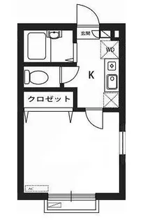 リリックコート翔【1階】の間取り