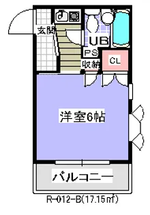ROSE GARDEN R12番館【3階】の間取り