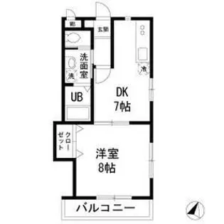 メゾンダジュール10番館【2階】の間取り