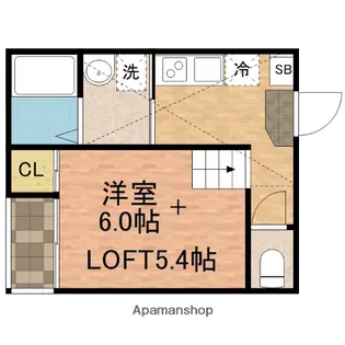 千葉県市川市平田1丁目【アパート】の間取り