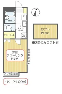 グラントールⅠ【2階】の間取り