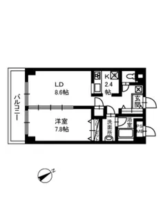 ベルエキップ【2階】の間取り