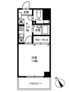 ミリアビタNO.13【4階】の間取り