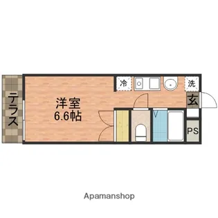 千葉県市川市田尻5丁目【アパート】の間取り