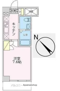 ジェンティーレ・トリヤマ【12階】の間取り