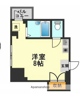 BACCAS大林【301号室】の間取り