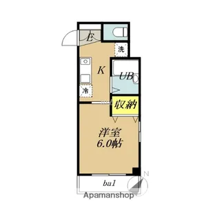シェーナーハーフェン【4階】の間取り