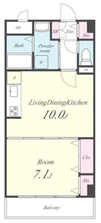 グランドゥール南行徳【1階】の間取り