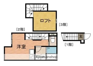 BRILLIANT HK4【207号室】の間取り