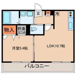 桜フラッツ【3階】の間取り