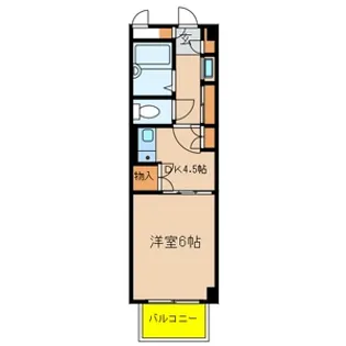 千葉県松戸市栗山【マンション】の間取り