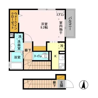 ル・セリジエ【2階】の間取り