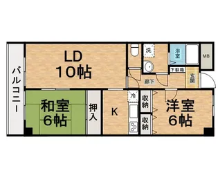 ガーデンヴィラクレセント【3階】の間取り