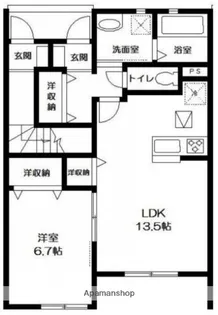 ボナール(幸1丁目)【1階】の間取り