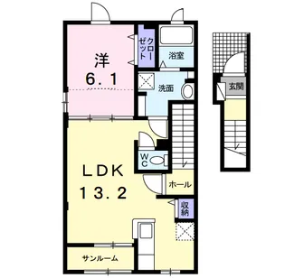 アルマナック ハウス【2階】の間取り
