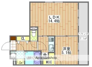 アクアグランデ【301号室】の間取り