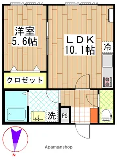 千葉県船橋市北本町2丁目【マンション】の間取り