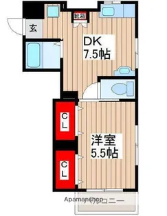 SYイースト【3階】の間取り