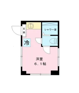 ヴィラ・コクシネル【1階】の間取り