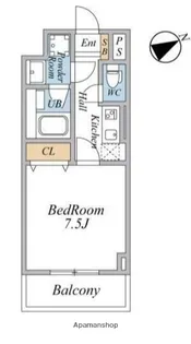 スカイグランデ船橋【5階】の間取り
