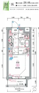 MAXIV新小岩【312号室】の間取り