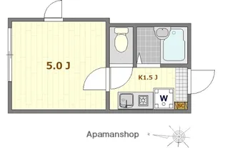 東京都江戸川区南小岩6丁目【アパート】の間取り