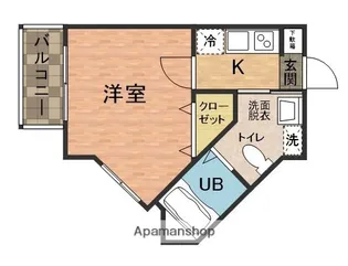 LE CLAIR船橋【303号室】の間取り