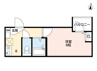 アンソレイユ【103号室】の間取り