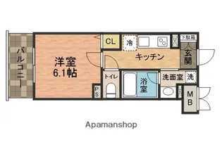 カルム海神【2階】の間取り