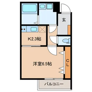 グリーンベル【2階】の間取り