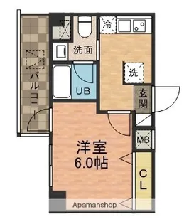 千葉県市川市行徳駅前4丁目【マンション】の間取り