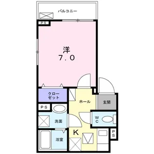 グランデパール 北小岩【1階】の間取り