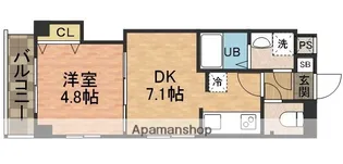 千葉県船橋市南本町【マンション】の間取り