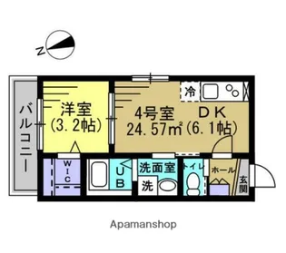 メゾンTK【3階】の間取り
