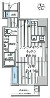千葉県市川市八幡2丁目【マンション】の間取り