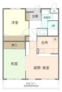 コンフォートグリーン【4階】の間取り