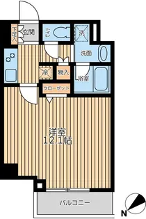 エマーレ行徳【3階】の間取り