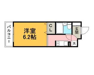 秋本ビルディング【0107号室】の間取り