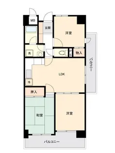 アーバンパーク行徳【5階】の間取り