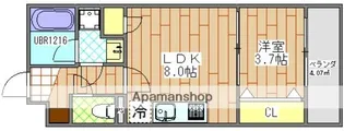 コアビタシオン【2階】の間取り