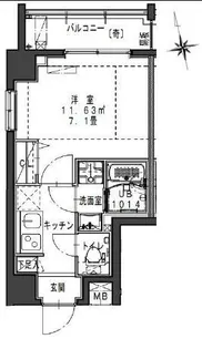 サムティレジデンス市川【5階】の間取り