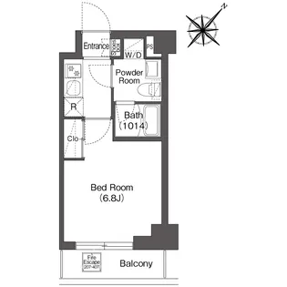 BPRレジデンス南行徳【2階】の間取り