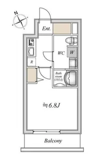 LIME RESIDENCE HIGASHINAKAYAMA【2階】の間取り