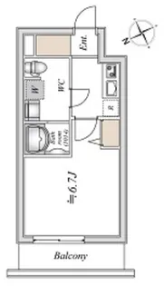 LIME RESIDENCE HIGASHINAKAYAMA【0612号室】の間取り