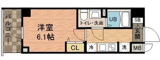 SーRESIDENCE行徳AILE【3階】の間取り