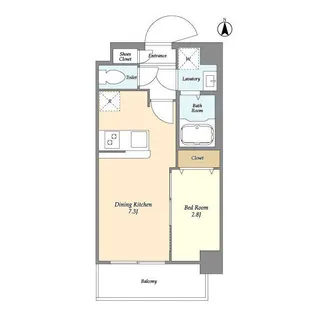 ドゥーエ青砥【1階】の間取り