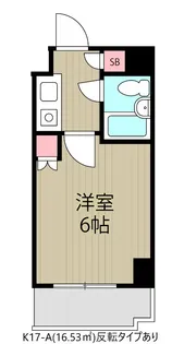 SOCIETY MINAMI−GYOUTOKU【2階】の間取り