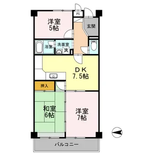 リヴィエール レジョン【306号室】の間取り