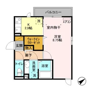 マーベラス【1階】の間取り