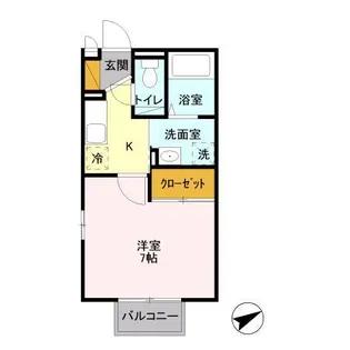 シルフハイム【1階】の間取り